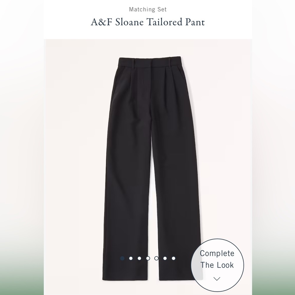 A&F tailored Sloane pants